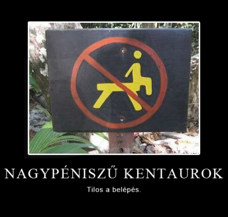 Nagy péniszű Kentaurok...