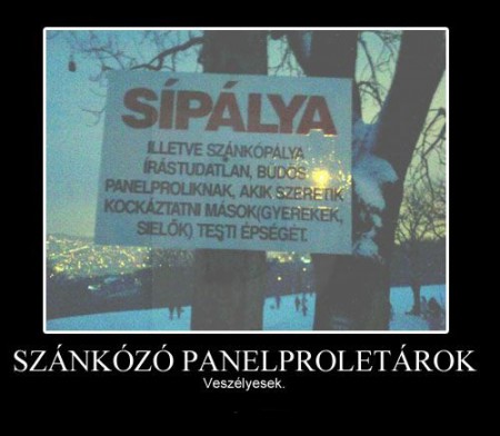 Szánkózó...
