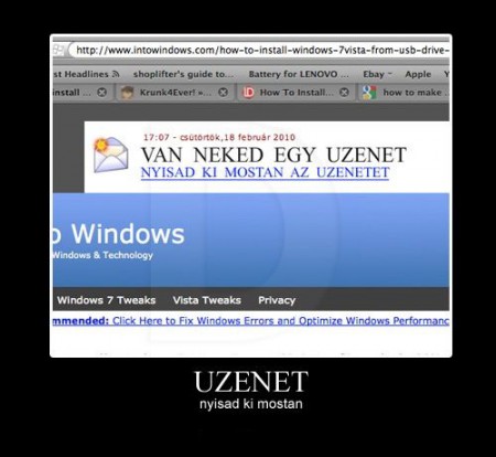 Üzenet