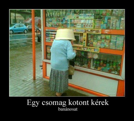 Egy csomag...