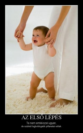 Az első lépés