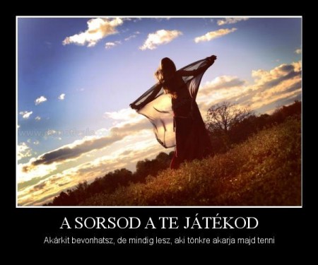 A sorsod a te játékod