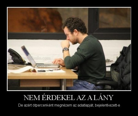 Nem érdekel az a lány