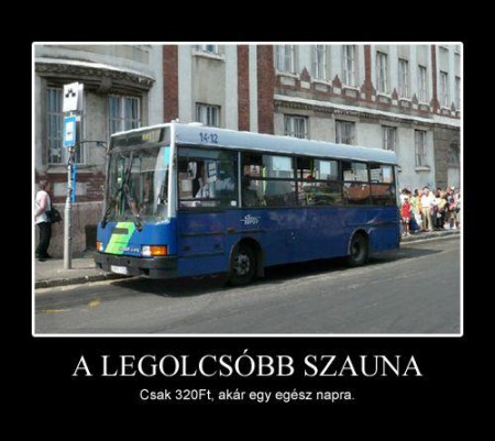 A legolcsóbb szauna 